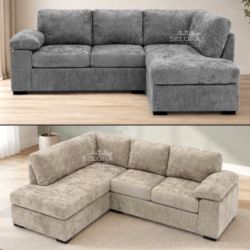 Amalfi corner sofa - grey, beige