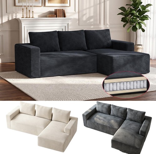 Shaped modular boneless sofa - modular,