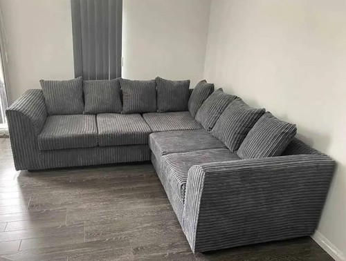 Seater grey jumbo cord - 5,