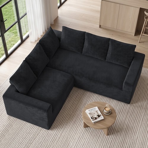 Corner sofa shaped - 3+2,