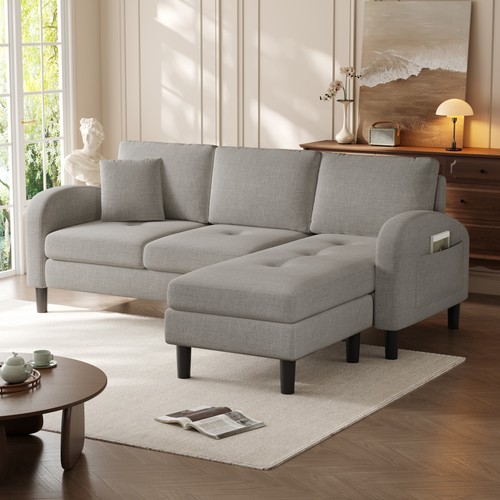 Shape corner sofa linen 3 - corner,