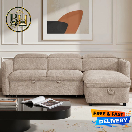 Capri corner sofa bed - l, shape