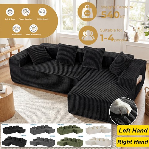 Shaped corner sofa with - corner,