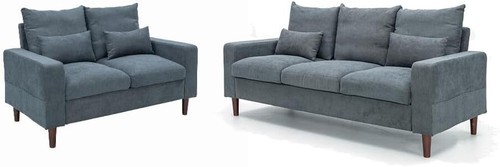 Linen fabric sofa - sofa, 3