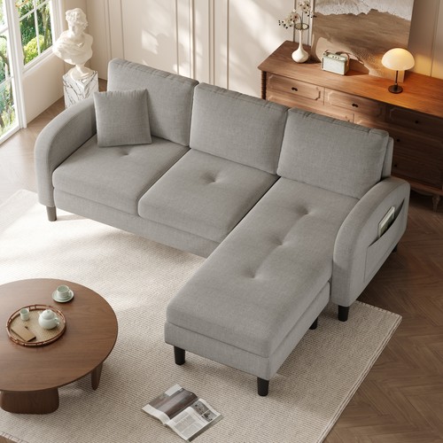 Shape corner sofa linen 3 - shape,