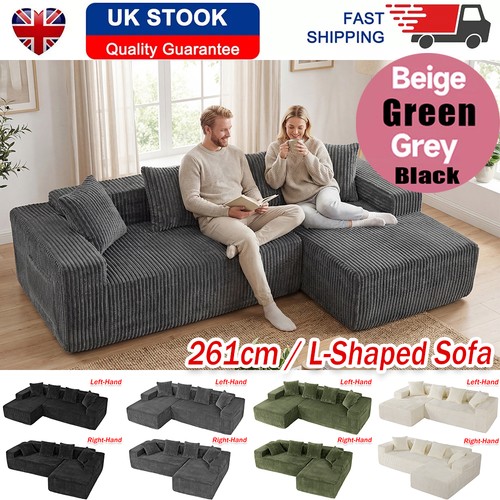 Shaped corner sofa with - sofa,
