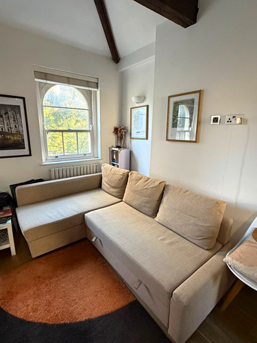 Beige shape corner - sofa, bed