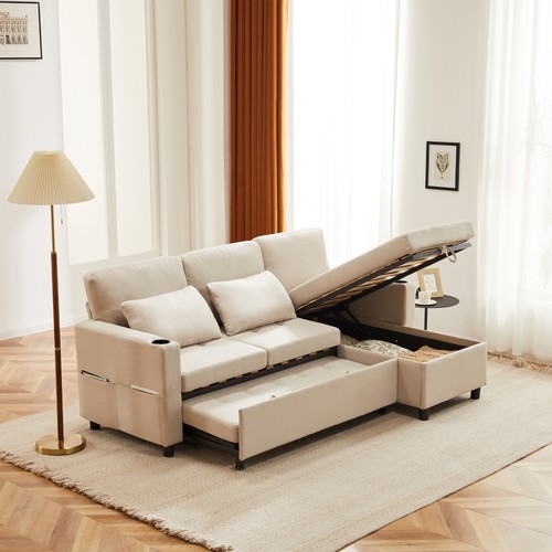 Pull out sofa bed shape - pull, l