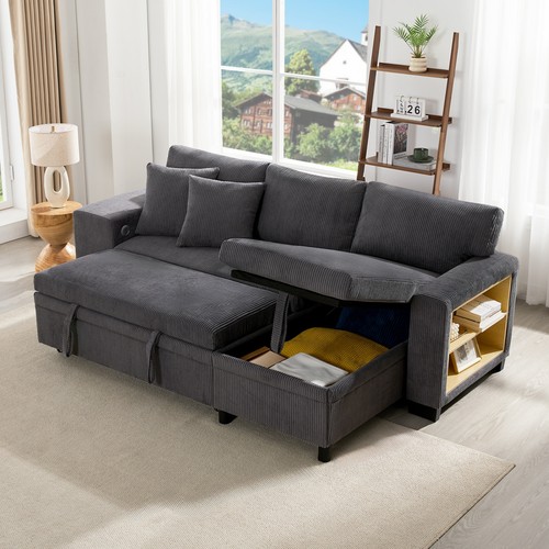 Shaped corner sofa - l,