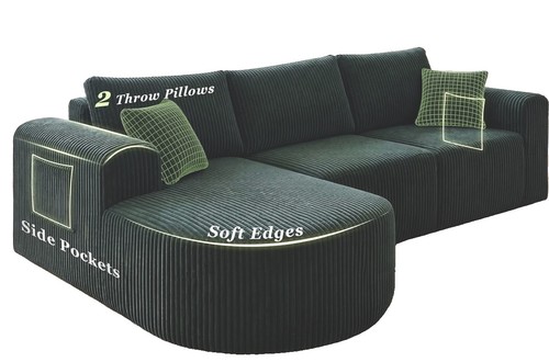 Boneless shaped corner - boneless, sofa