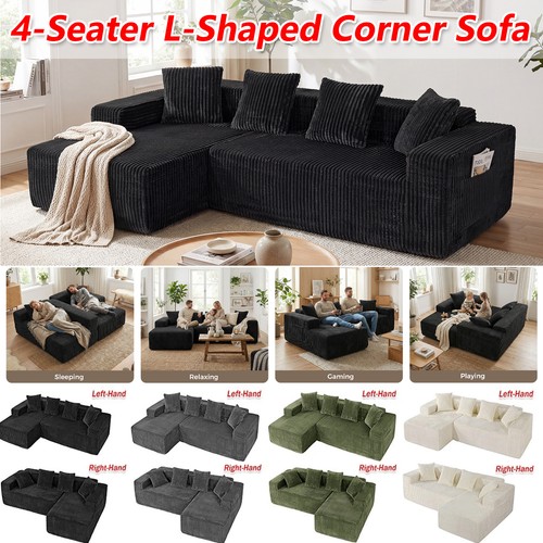 Shaped corner sofa with - l-shaped,