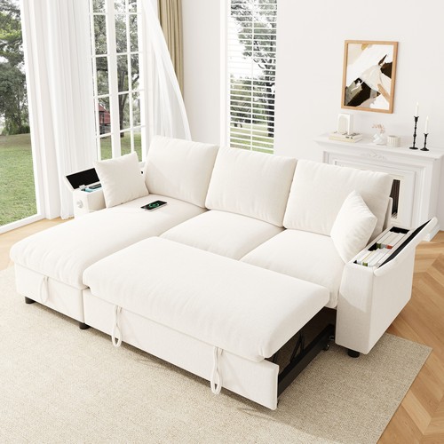 Corner sofa bed shaped - sofa,