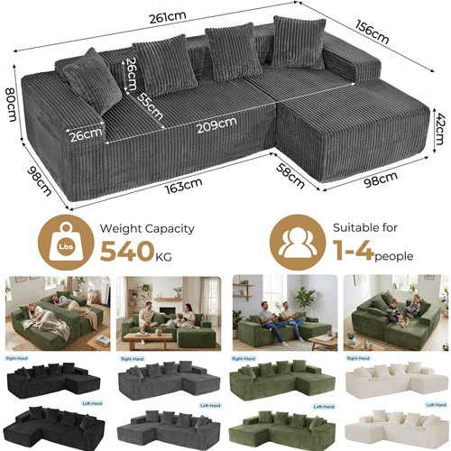 Jumbo cord shaped corner - jumbo,