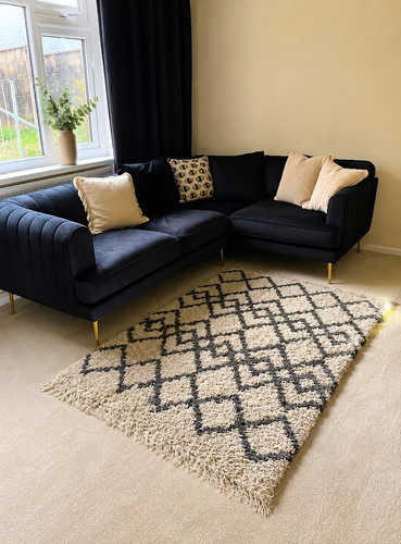 Dfs black fabric - dfs, corner