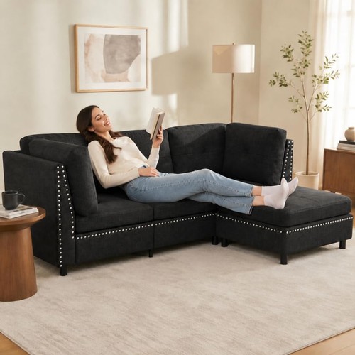 Shaped corner sofa 4 - l-shaped,