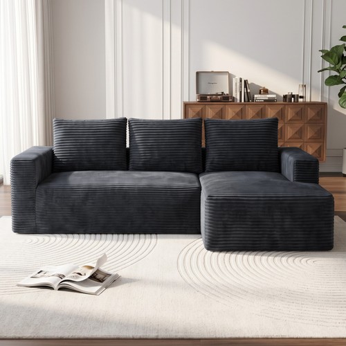 Modern shape sofa - modern, l