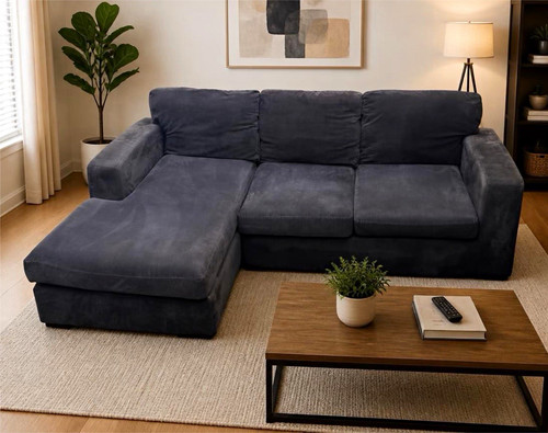 Black shape sofa - l,