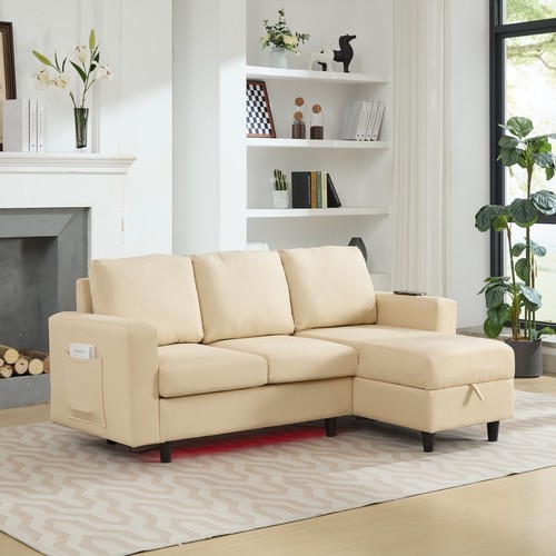 Shaped sofa seater corner - l-shaped,