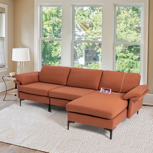 Modular shaped seater sofa - 3-seater,