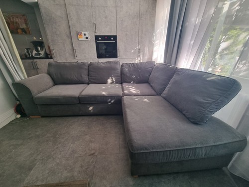 Dfs large grey corner - large, sofa