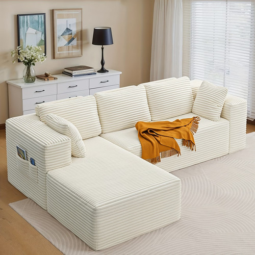 245cm modular boneless - 245cm, velvet