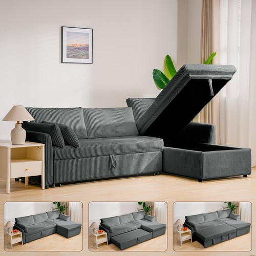 Seater sofa bed with storage - bed,