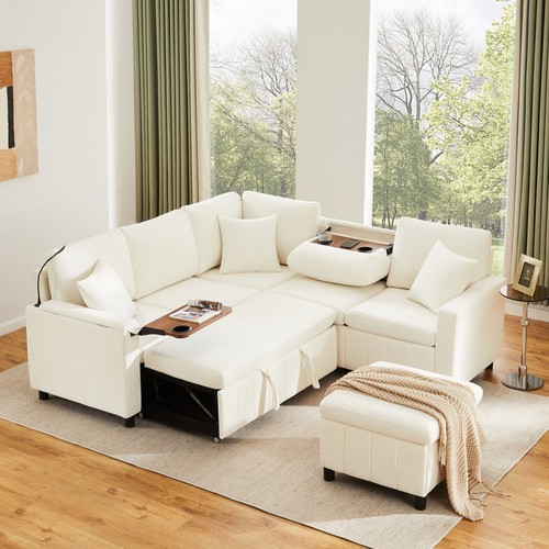 Shaped corner sofa - l, bed