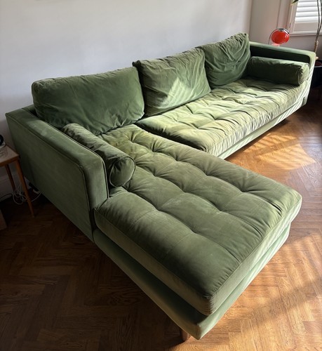 Seater shaped sofa made - shaped,