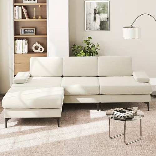 Shaped chenier sofa for - chenier,