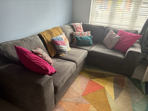 Dfs grey acrylic - blend, corner