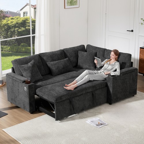 Shaped corner sofa bed - corner,