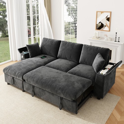 Corner sofa bed shaped - sofa,